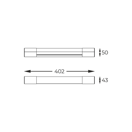 Kinkiet Zuma Line W200526301 PARKS KINKIET ŁAZIENKOWY CHROM/CHROME