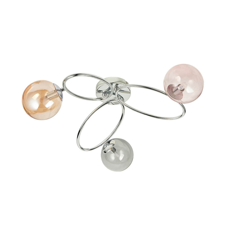 Lampa sufitowa Endon Lighting Ellipse 95290 chrom