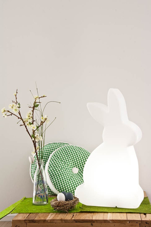 Królik LED Lampa zewnętrzna ogrodowa 2700K Biała ciepła 50cm 32478W biały