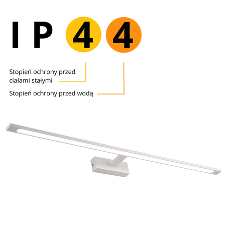 Kinkiet Isla XXL CCT 1xLED biały IP44 GS-LWB-32W WH CCT