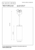Lampa sufitowa Lucide TRACK FLORIS pendel 09955/01/30 czarny