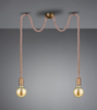 Lampa wisząca Trio 310100204 złoty