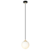 Lampa wisząca ROYAL 1 Emibig 1243/1 biały/czarny