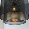 Lampa wisząca Endon Lighting Plexus 72829 czarny/mosiądz