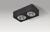 Lampa sufitowa PAULO 2 12V BLACK/BLACK Azzardo AZ2882 czarny