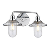 Kinkiet Rigby - 2 źródła światła - Polerowany chrom Quintiesse QN-RIGBY2-BATH-PC