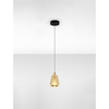 Lampa wisząca Luces Exclusivas RORIZNO LE45112 czarny, złoty i odcienie złota