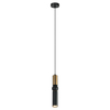 Lampa wisząca Italux Isidora PND-14290-1-BRO-BK Czarny, brąz antyczny