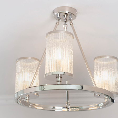 Lampa sufitowa Endon Lighting Easton 76261 nikiel