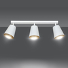 Lampa wisząca PRISM 3 WHITE / GOLD Emibig 407/3 biały/złoty