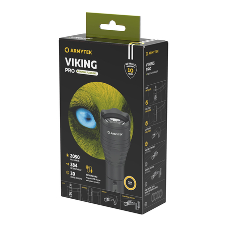 Latarka taktyczna Armytek Viking Pro v3.5 USB white