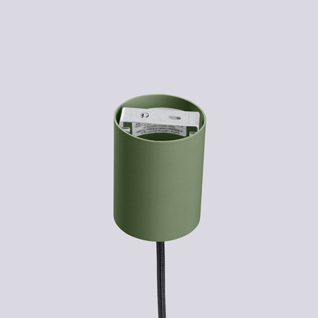 Sollux Lighting Lampa wisząca HALO 1 zielona oliwka SL.1724