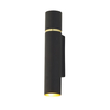 Milagro Kinkiet LYNX 2xE14 MZ5000 CZARNY / ZŁOTY