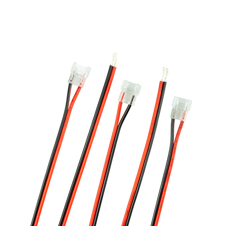 Eko-Light Złączka Zatrzaskowa SMD/COB Typ: Prosty 2Pin 8mm 4A + kabel 15cm EKPZ1214