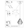 Sollux Lighting Lampa wisząca DEMI czarna SL.0298