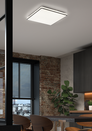 Lampa sufitowa CORA czarny 24W 27x27 4000K 2500lm