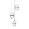 Lampa wisząca Italux Alani PND-34375-3-HBR Złoty