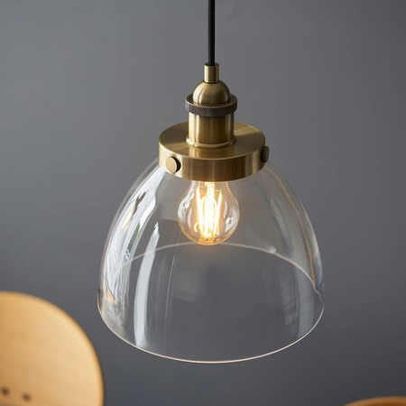 Endon Lighting Lampa wisząca 98114 mosiądz