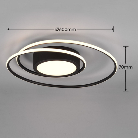 Lampa sufitowa Trio 672310232 czarny