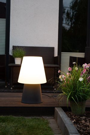 Lampa stojąca No.1 zewnętrzna ogrodowa 2700K RGB 60cm, antracyt 32525L