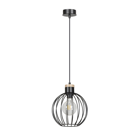 Lampa wisząca BARBADO 1 BLACK Emibig 754/1 czarny