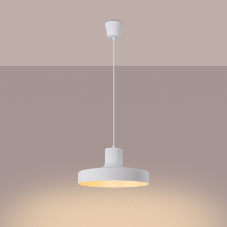 Sollux Lighting Lampa wisząca BILO biała SL.1702