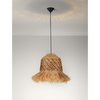 Lampa wisząca Luces Exclusivas FANLIZA LE45359 drewno jasne i ciemne, brązowy i odcienie brązu