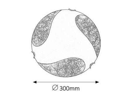 Lampa sufitowa Rabalux Art gold 1941 biały
