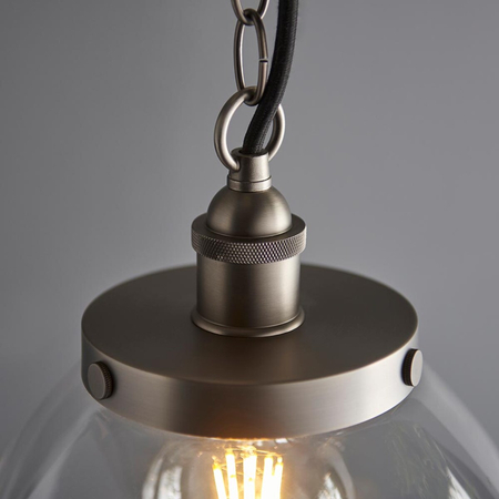 Lampa wisząca Endon Lighting Hansen Grand 106896 srebrny