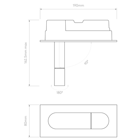 Kinkiet Astro Digit LED II 1323046 Polerowany Chrom