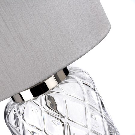 Lampa stołowa Sola - 1 źródło światła - Szary abażur Quintiesse QN-SOLA-TL-S