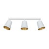 Lampa wisząca PRISM 3 WHITE / GOLD Emibig 407/3 biały/złoty