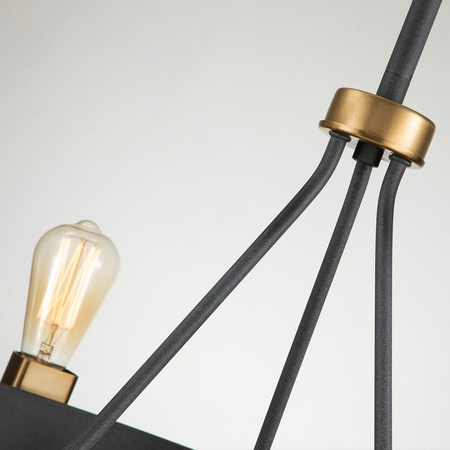 Lampa wisząca / Półplafon Silas - 6 źródeł światła Quintiesse QN-SILAS-6P-DZ