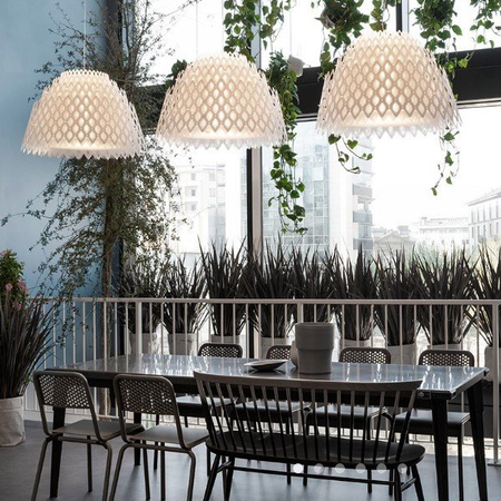 Lampa wisząca Slamp HALF CHARLOTTE - WHITE L CHRSL00WHT01THCE27EU biały