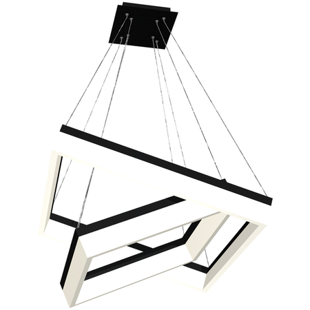 Milagro LAMPA WISZĄCA NERO 80W LED ML082 CZARNY