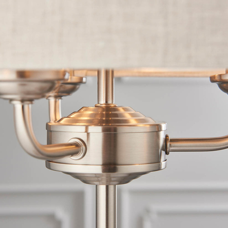 Lampa stołowa Endon Lighting Highclere 94369 chrom