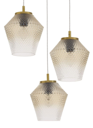 Lampa wisząca Luces Exclusivas BERRIO LE41898 mosiądz