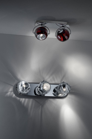 Kinkiet/lampa sufitowa Fabbian D57G2343 Beluga Colour 2 Luci Verde