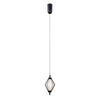 Lampa wisząca Italux Sevil PND-34403-1-BK Czarny mat, chrom