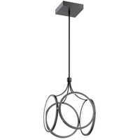 Lampa wisząca LED Ciri - Matowa czerń Quintiesse QN-CIRI-P-MBK