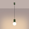 Sollux Lighting Lampa wisząca HALO 1 zielona oliwka SL.1724