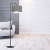 Lampa podłogowa HILDE LP1 BL GRAY Emibig 1050/LP1 czarny/chrom