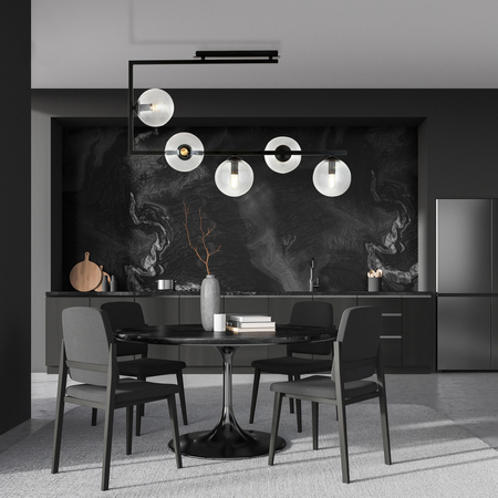 Lampa sufitowa SOMA 5 Emibig 1289/5 czarny