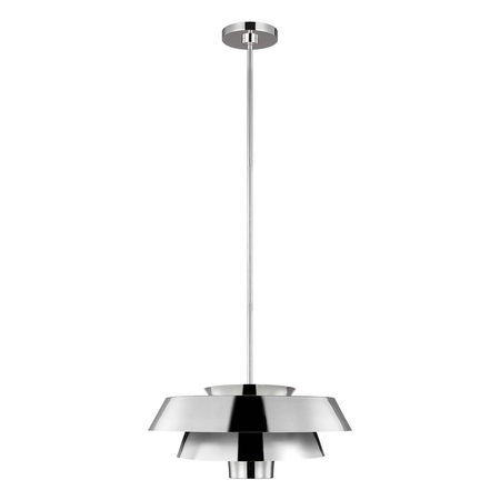Lampa wisząca Elstead Lighting Brisbin szary FE-BRISBIN-PN