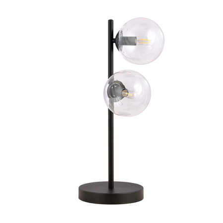 Lampa stołowa ROSSI LN2 TRANSPARENT Emibig 877/LN2 czarny
