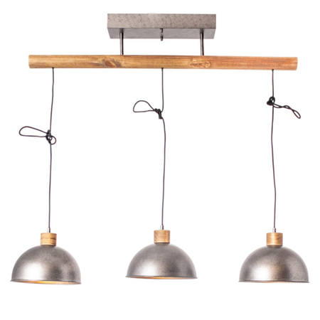 Lampa wisząca By Rydens 4201560-6500 Buckler 3-l silver