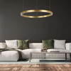 Lampa wisząca Midway duża 1xLED złota LP-033/1P L GD