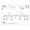Sollux Lighting Plafon MERIDA 6L szary SL.0462