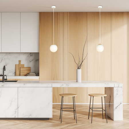 Lampa wisząca ROYAL 1 Emibig 1244/1 biały/złoty