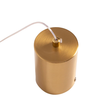 Glamour Lampa wisząca Abigali Cilinder 2 WW 16W, złoty